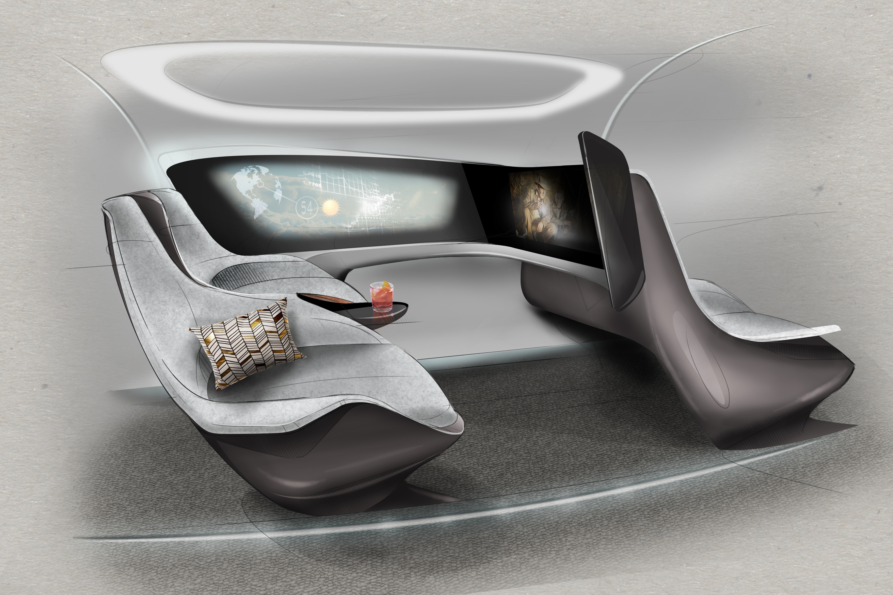 Acumen's vision for a high-density arrangement in a supersonic aircraft