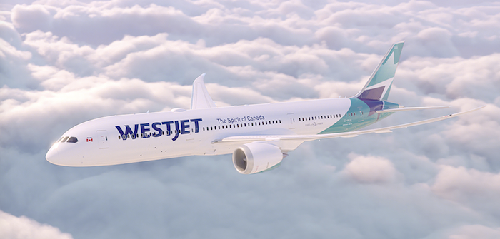 westjet boeing 787 dreamliner