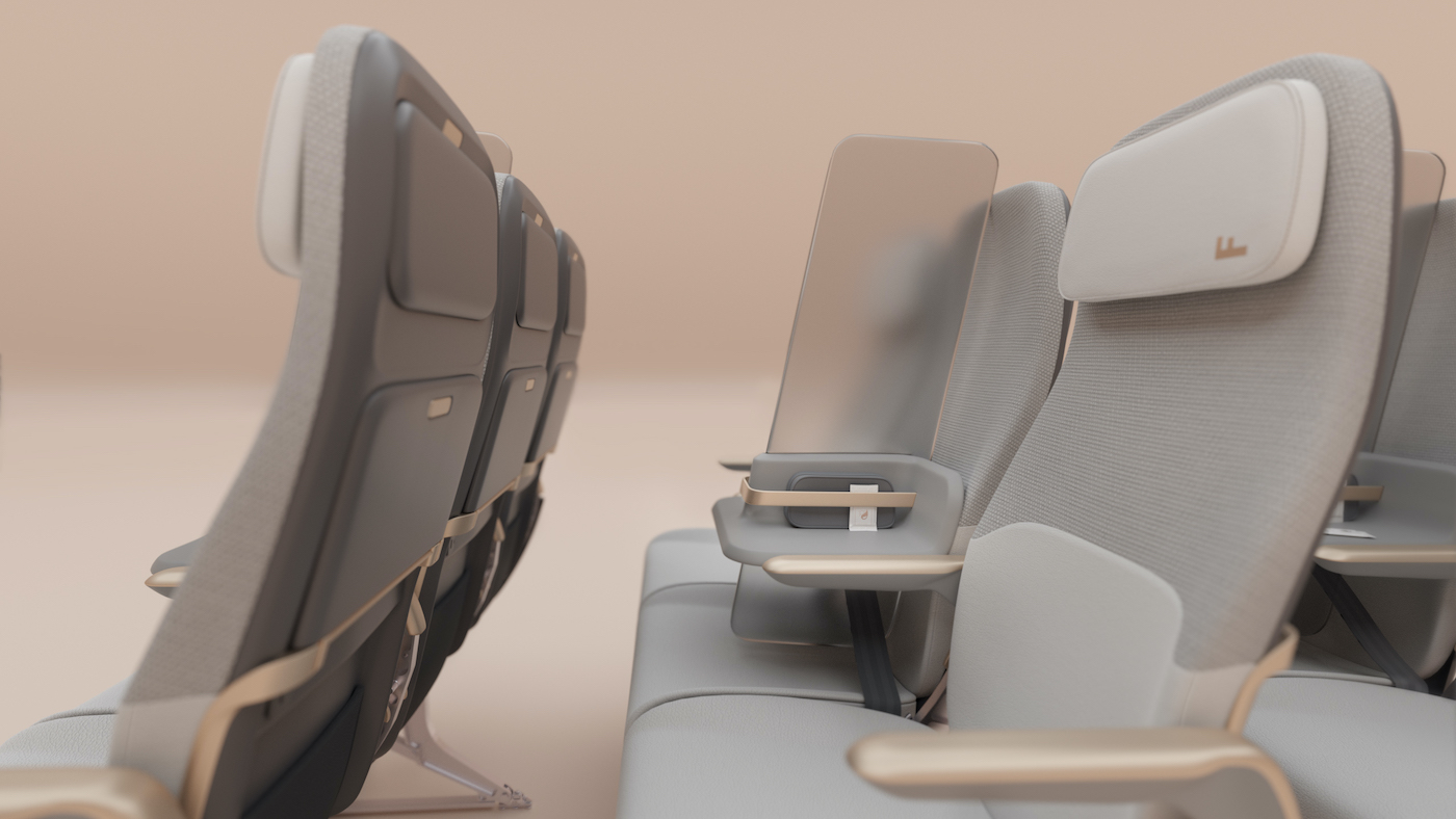 This Neat Design Could Make a Plane's Middle Seats Tolerable